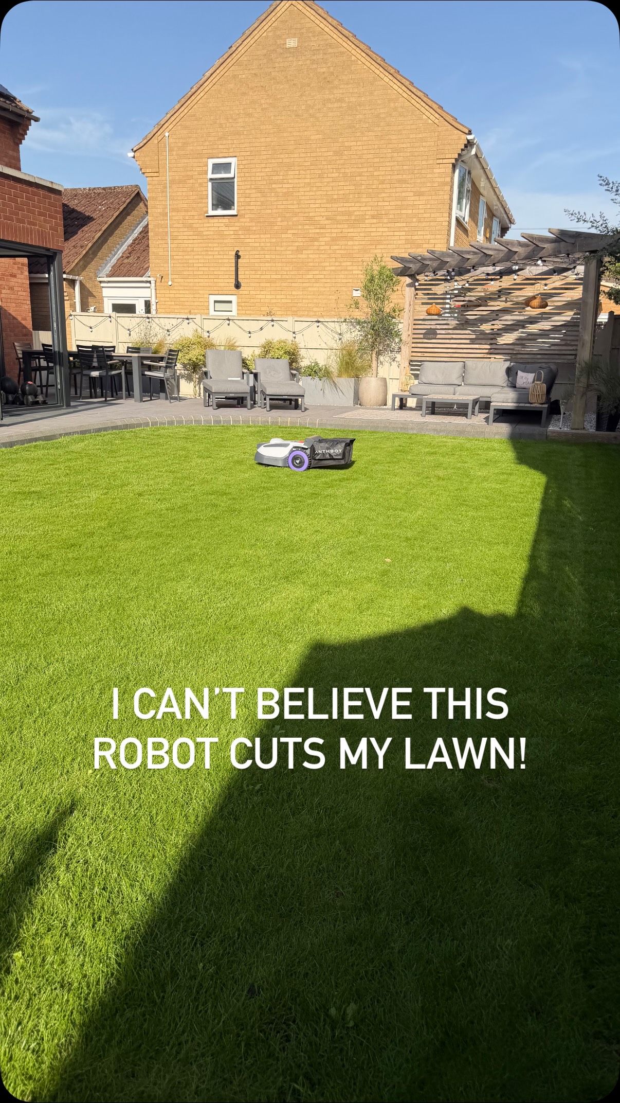 ANTHBOT Facebook ad: Keeping my lawn looking its best has never…