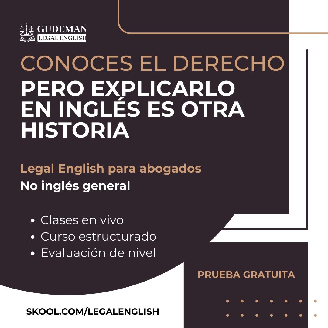 Legal English Facebook ad: Empieza tu prueba gratuita de Legal English