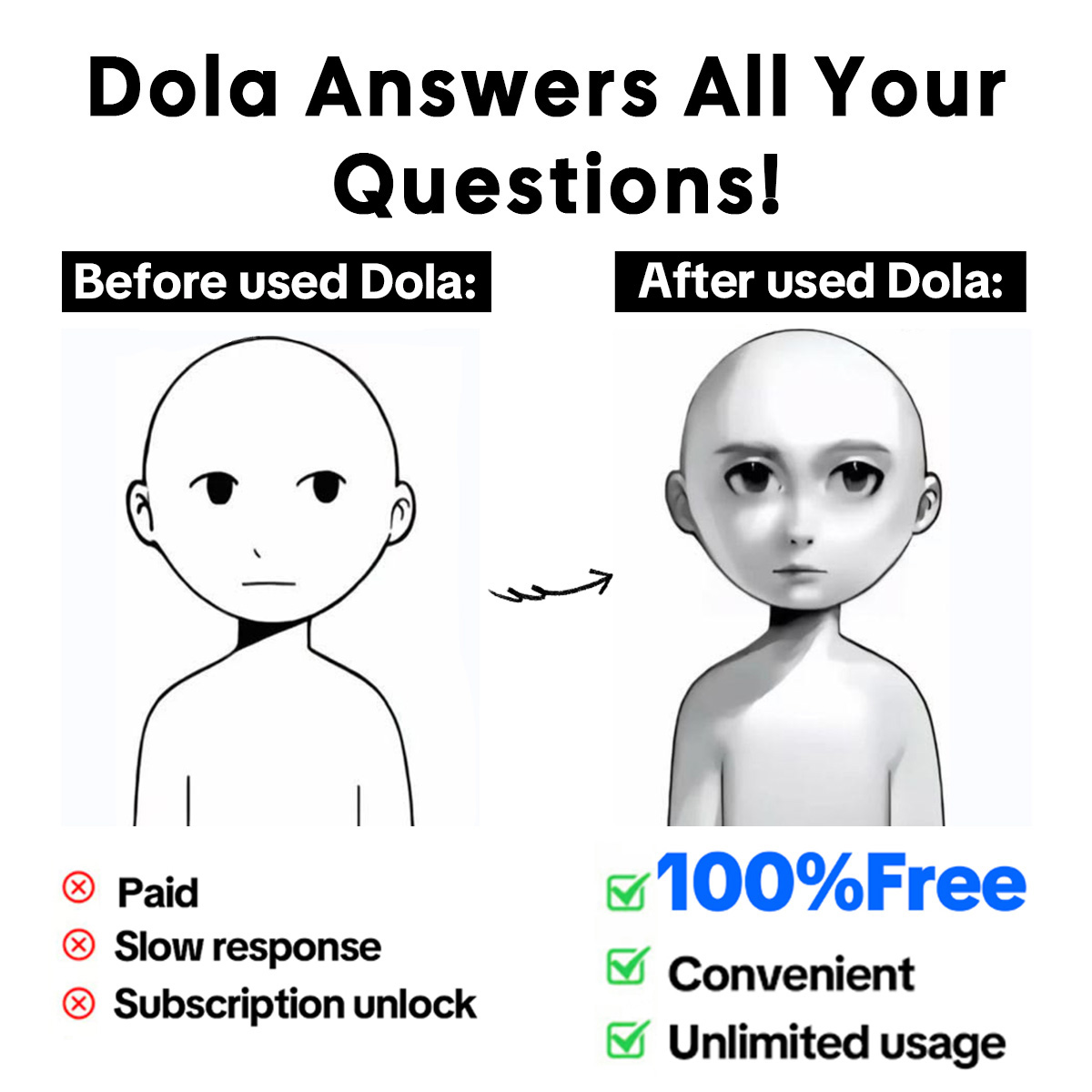 Dola: Smart AI Assistant Facebook ad