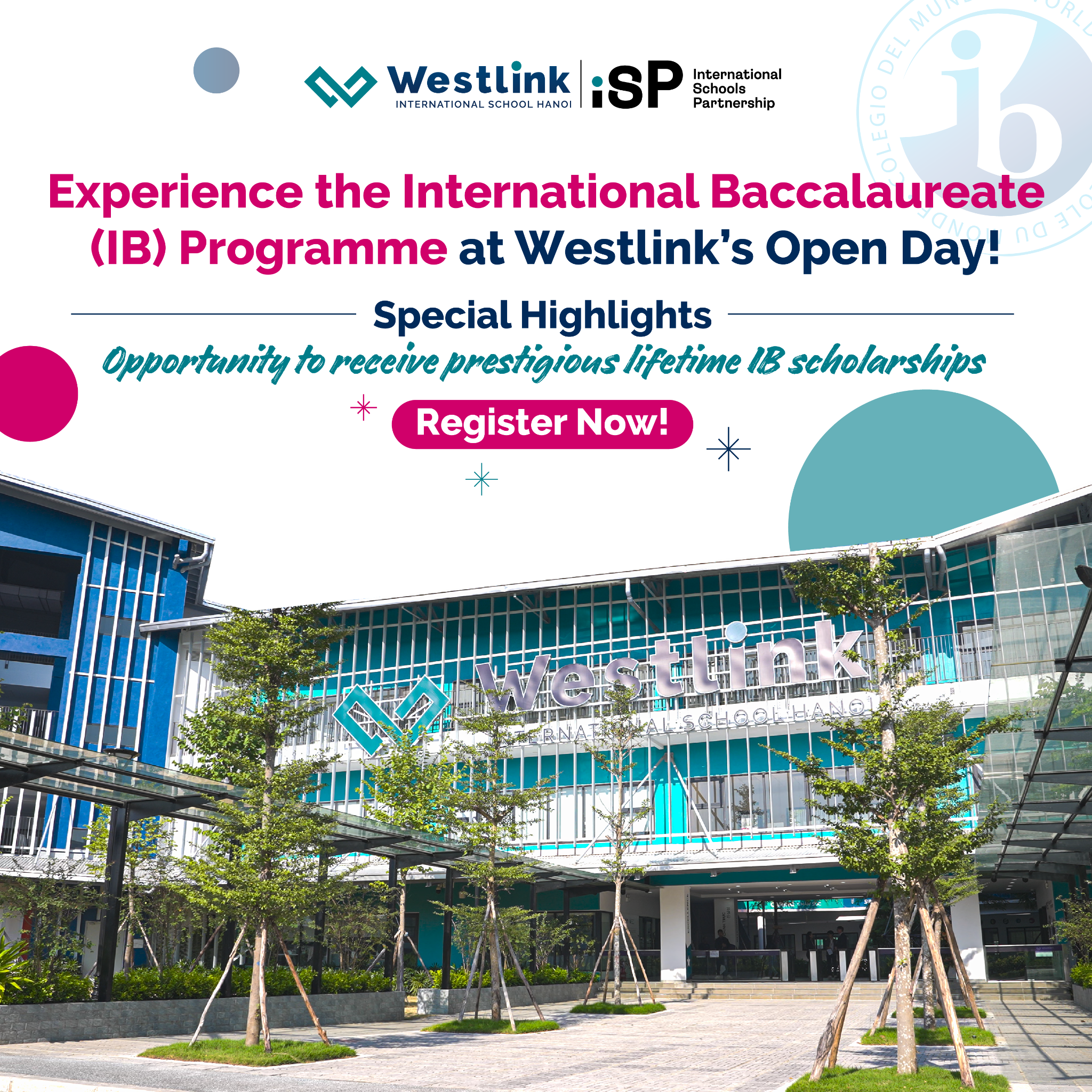 Westlink International School Hanoi Facebook ad: Westlink Admissions 2026-2027 | An IB World School…