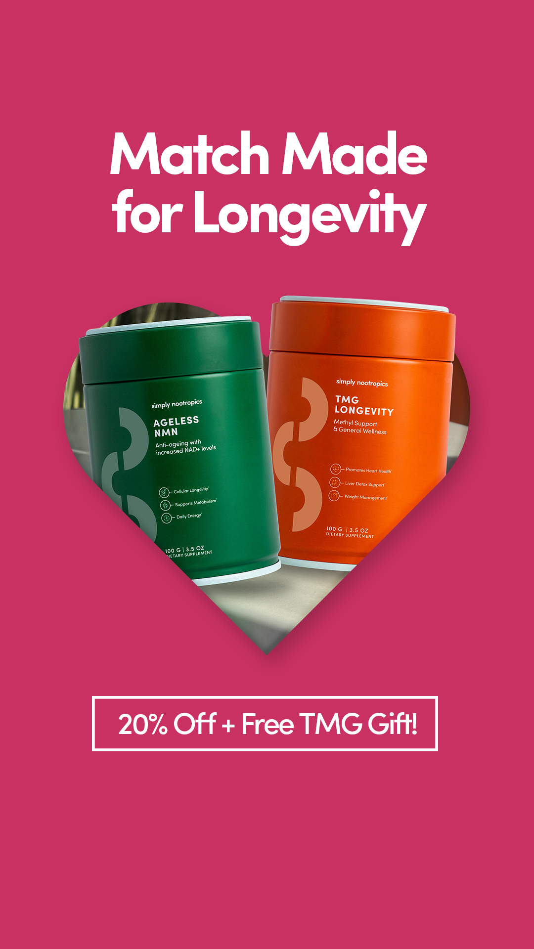 Simply Nootropics Facebook ad