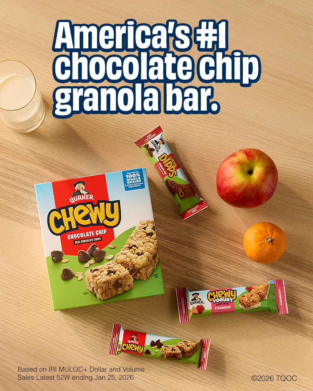 Quaker Chewy Facebook ad: Quaker Chewy, Buy Now!
