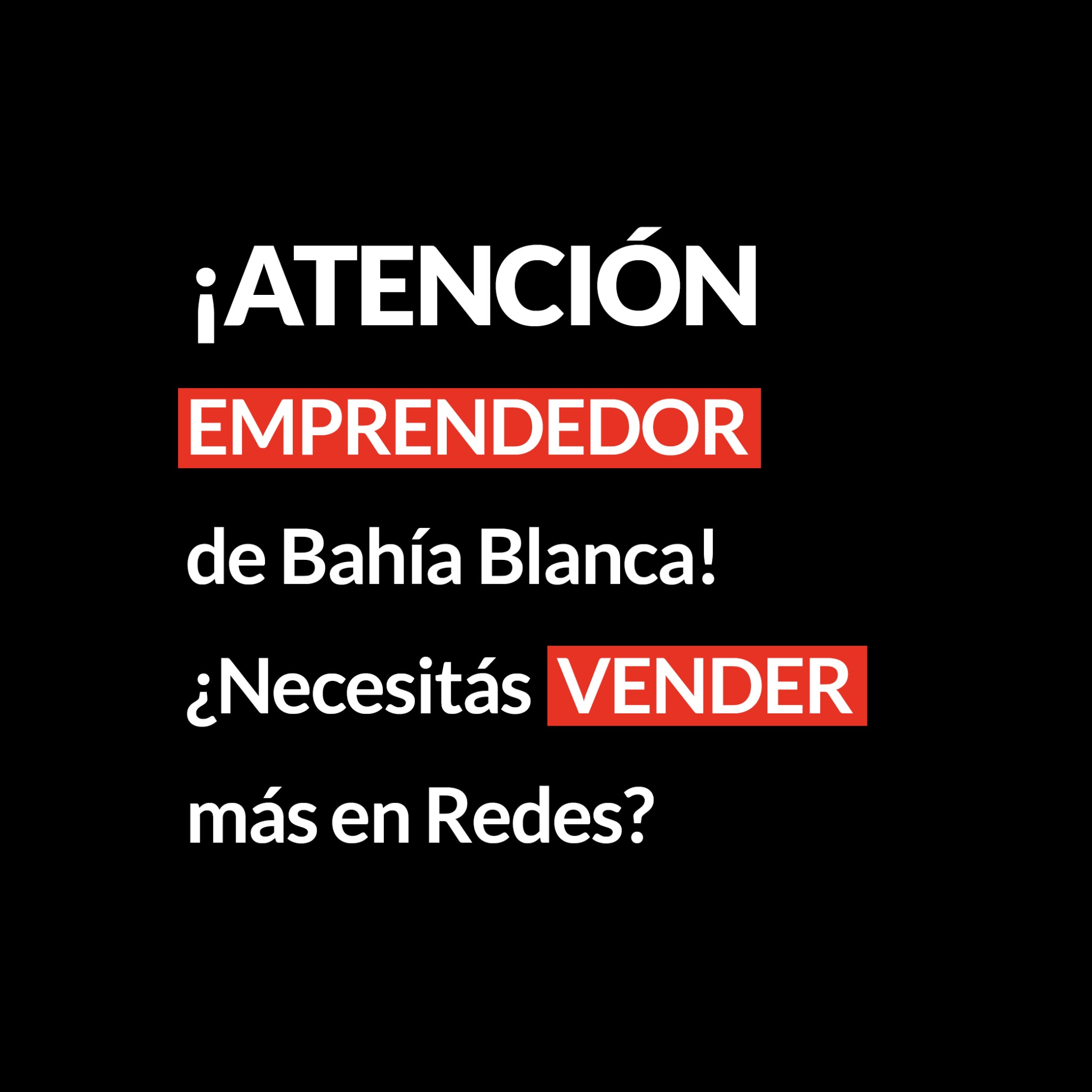 Graf Diseño y Marketing Facebook ad: EMPRENDEDOR DE BAHÍA BLANCA