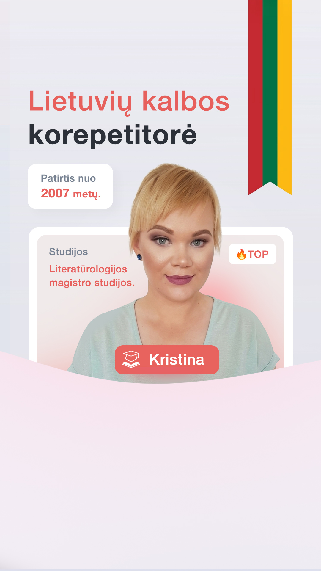 Pasimokome.lt korepetitoriai Facebook ad