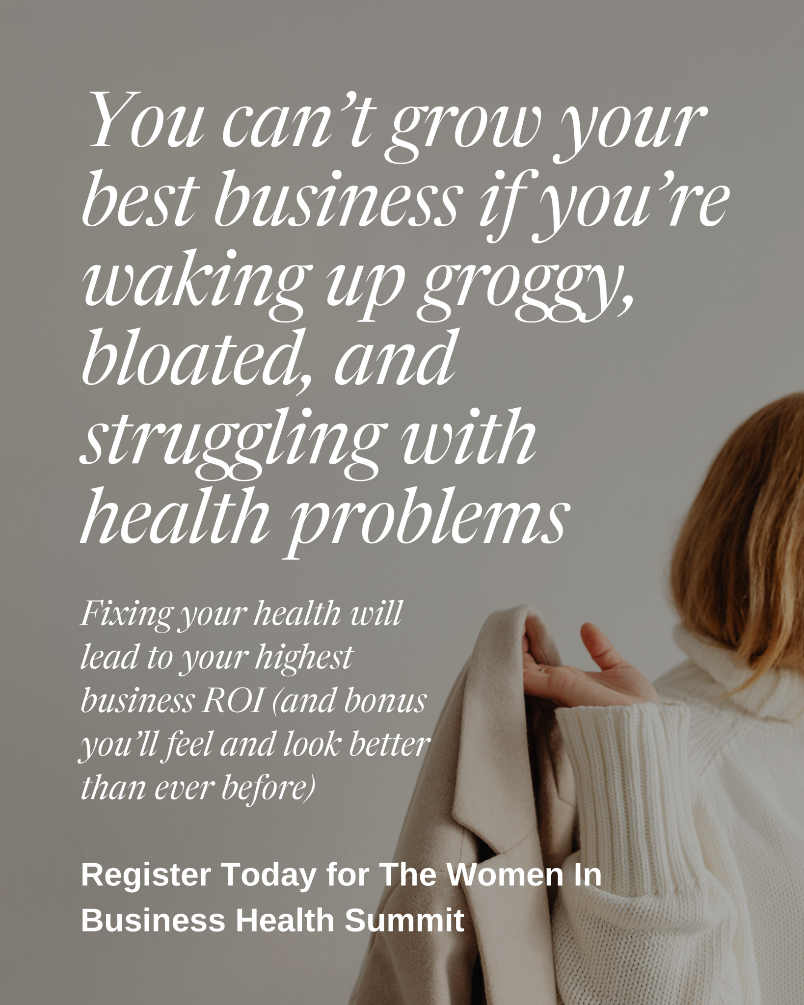Trista Pourier Facebook ad: Women In Business Health Summit