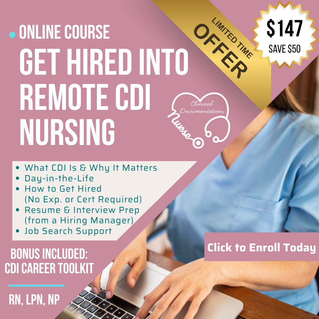 CDI Nurse Facebook ad: Ready to leave bedside burnout behind?