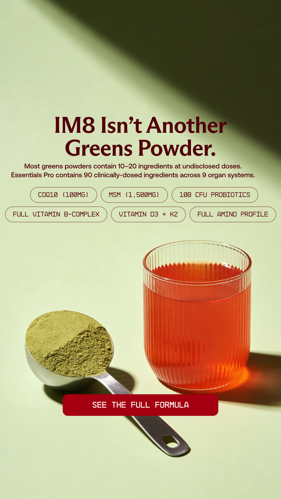 IM8 Health Facebook ad