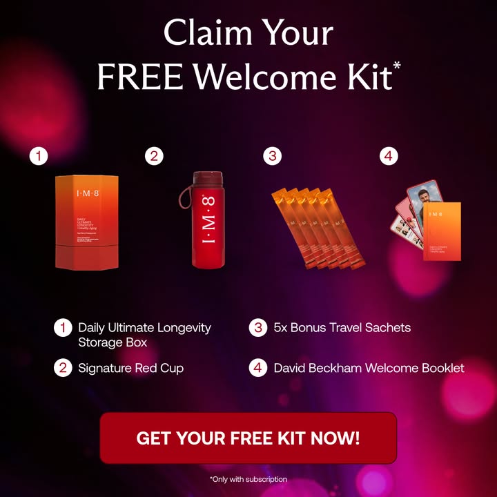 IM8 Facebook ad: Longevity Starts at the Cellular Level