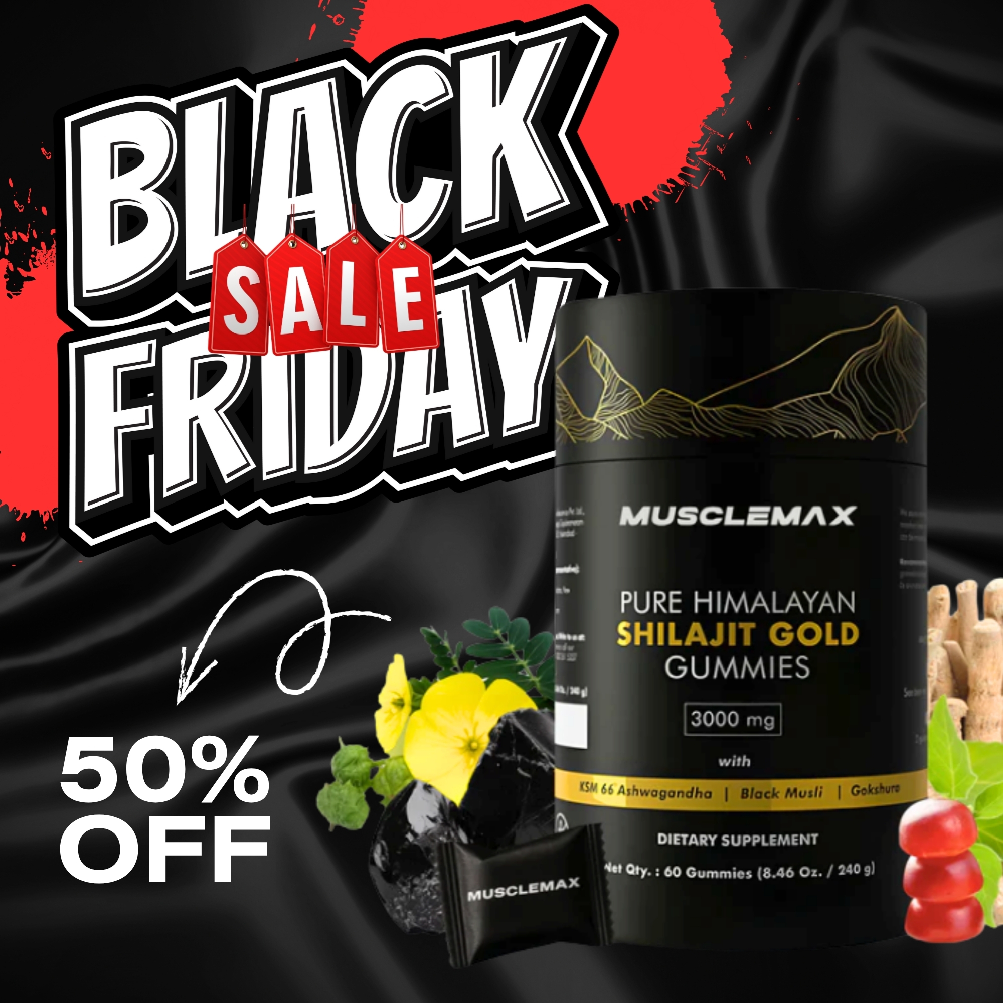 Try MuscleMax Facebook ad
