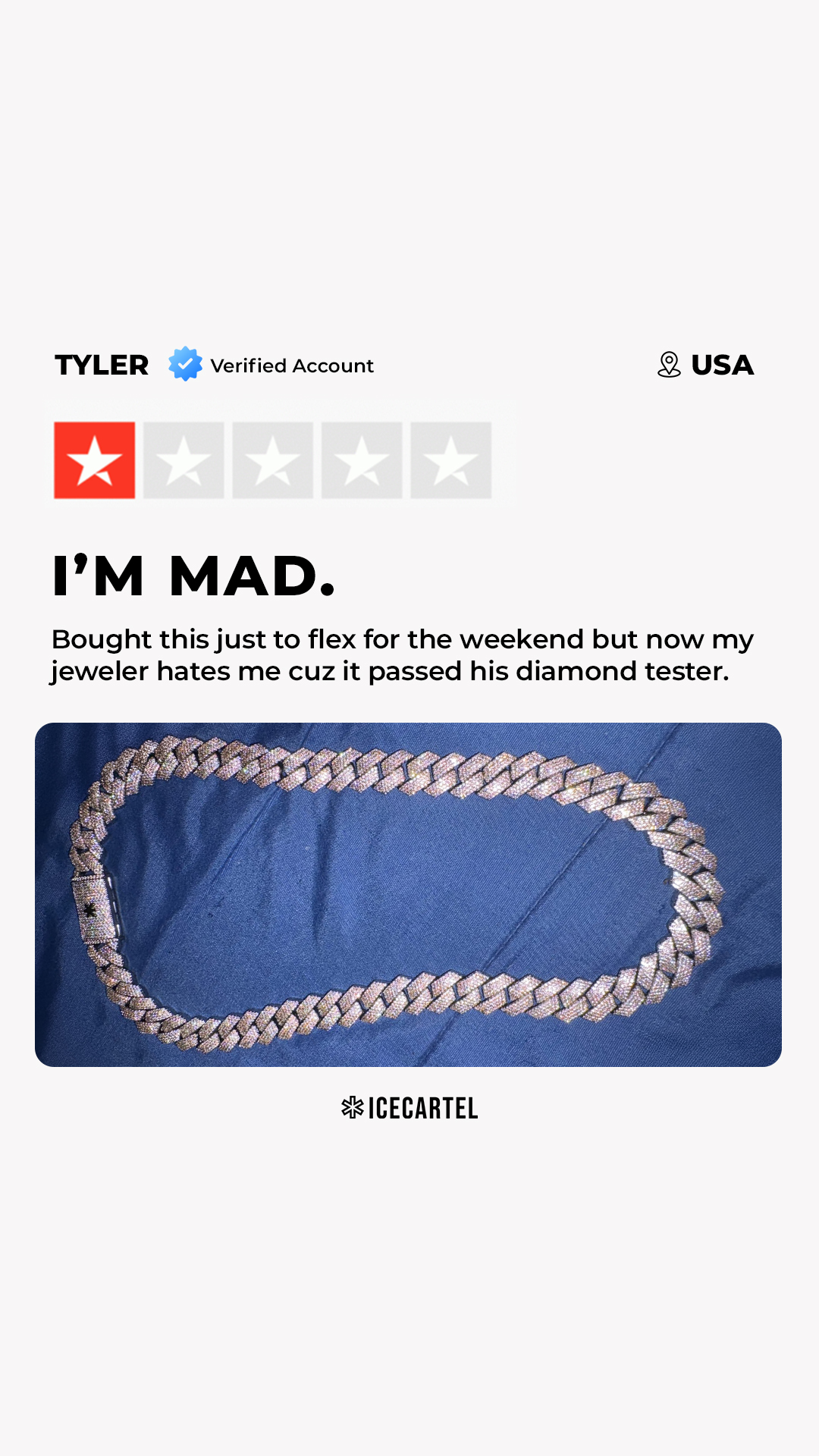 Icecartel Facebook ad