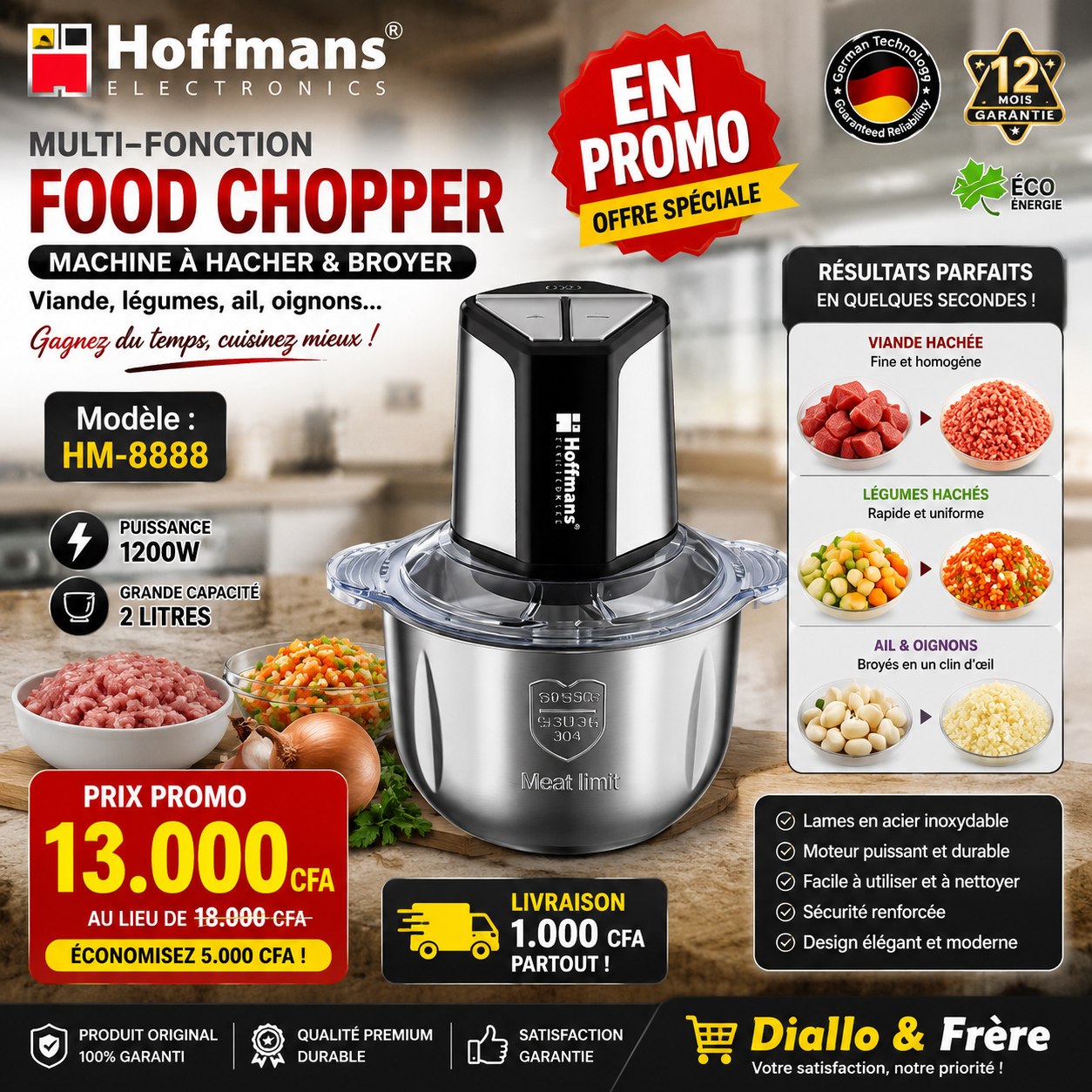 Diallo & Frère ElectroHome Facebook ad