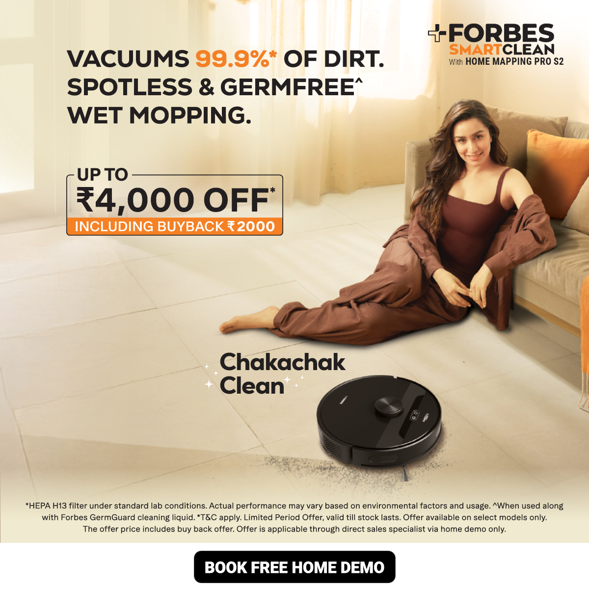 Eureka Forbes Facebook ad