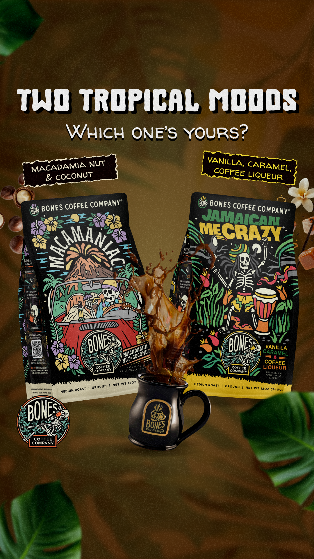 Bones Coffee Company Facebook ad