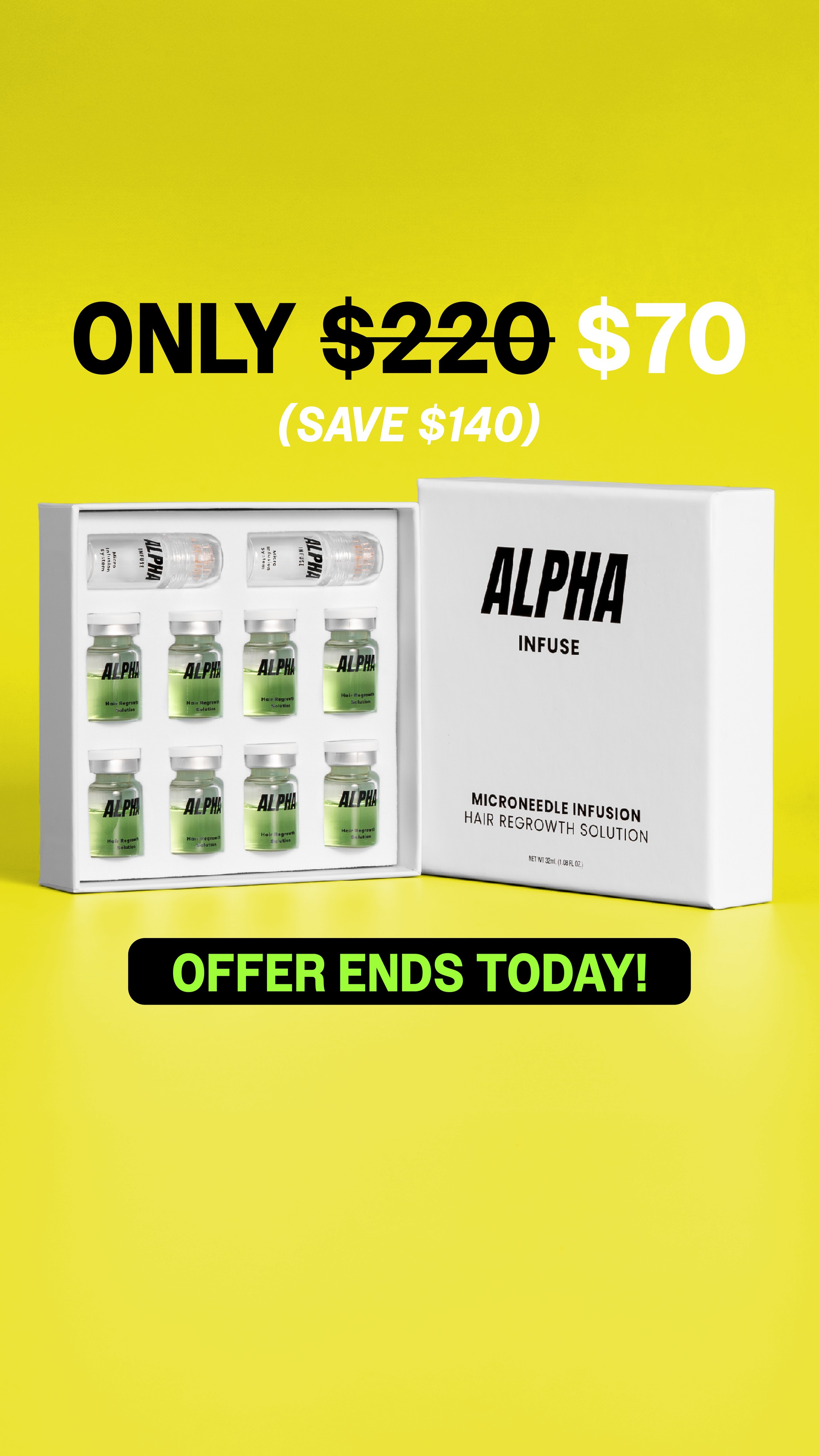 AlphaInfuse Facebook ad