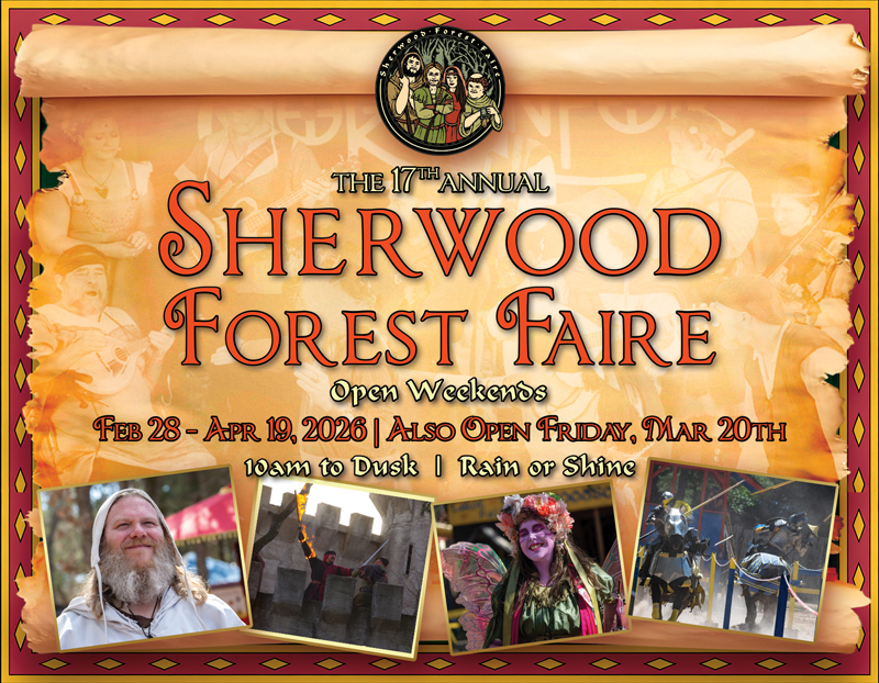 Sherwood Forest Faire Facebook ad