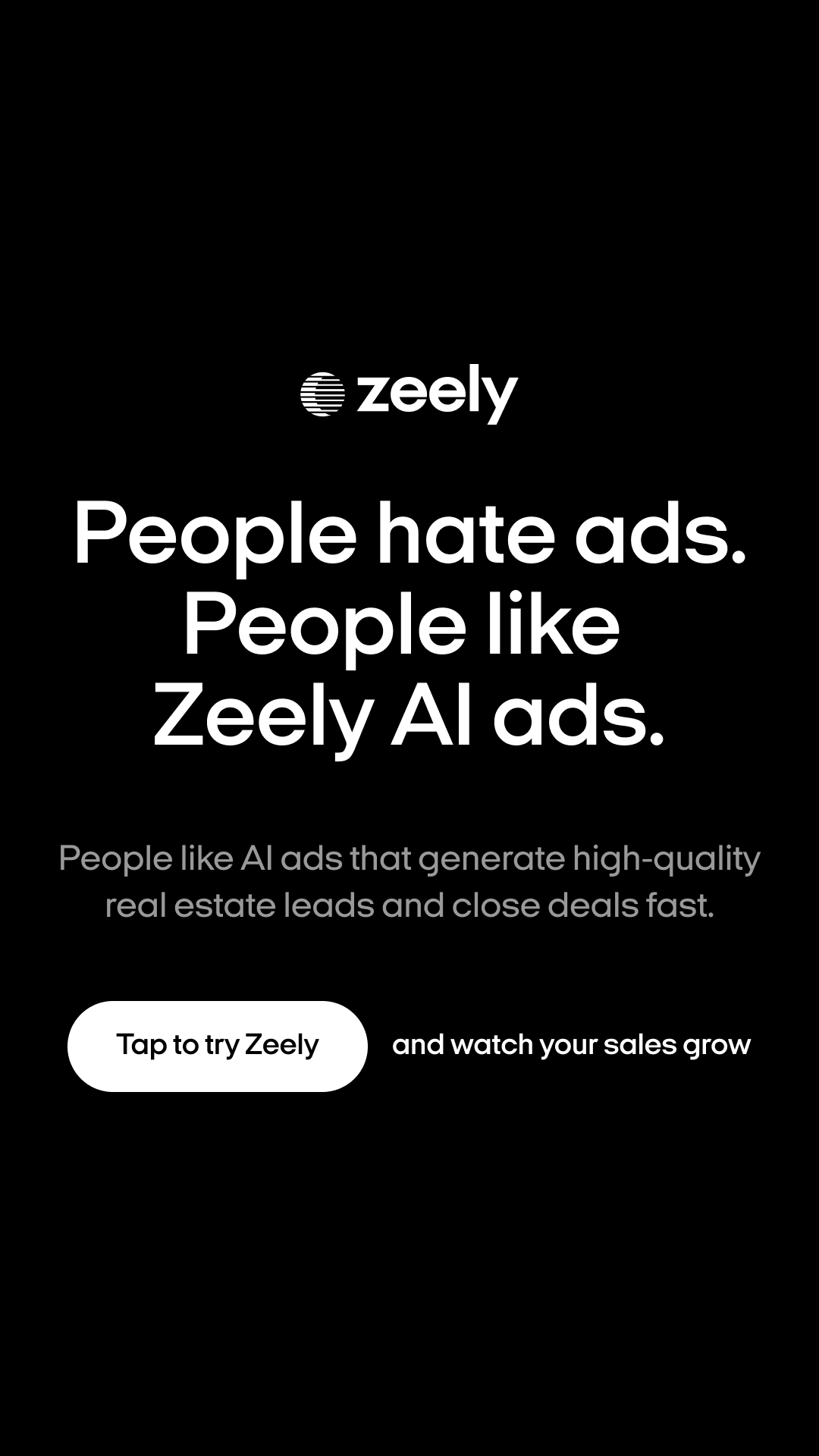 Zeely Facebook ad