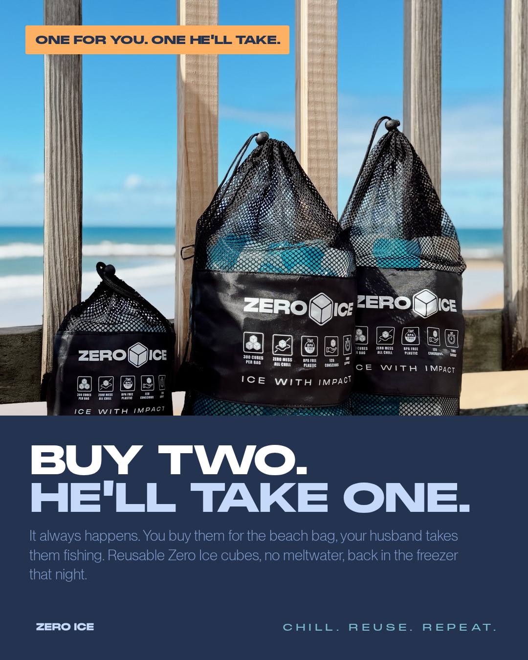 ZERO ICE Facebook ad