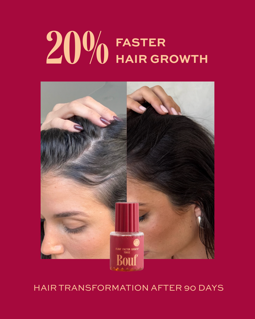 Bouf Haircare Facebook ad
