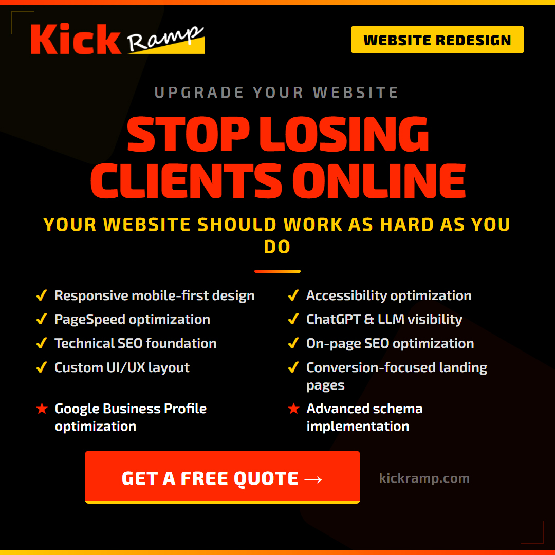 KickRamp Facebook ad