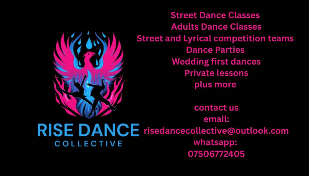 Rise Dance Collective Facebook ad: We offer so much here at Rise Dance…