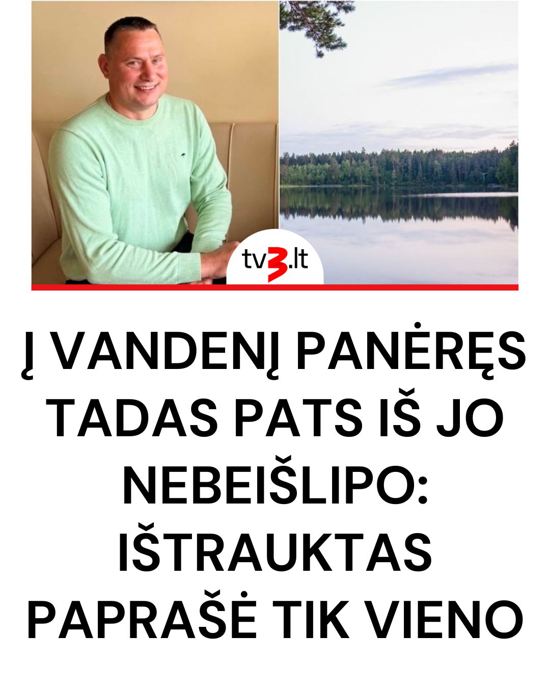 TV3 televizija Facebook ad