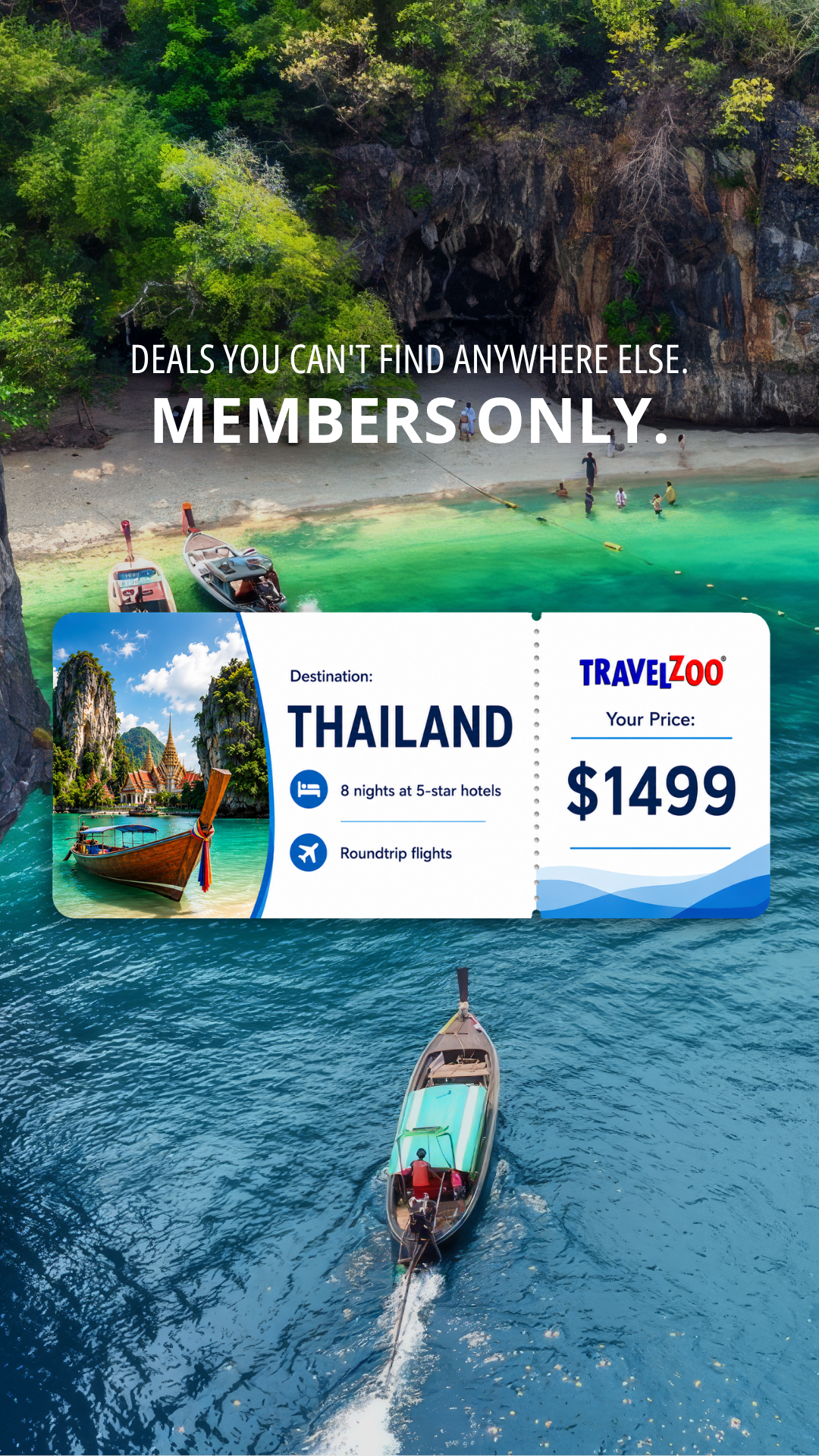 Travelzoo Facebook ad