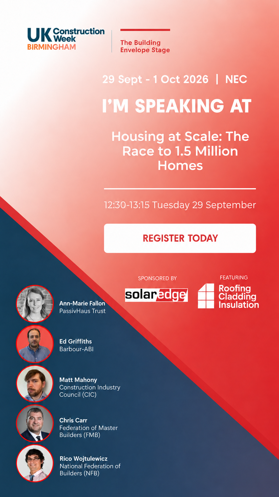 UK Construction Week Facebook ad: Can the UK Deliver Housing at Scale
