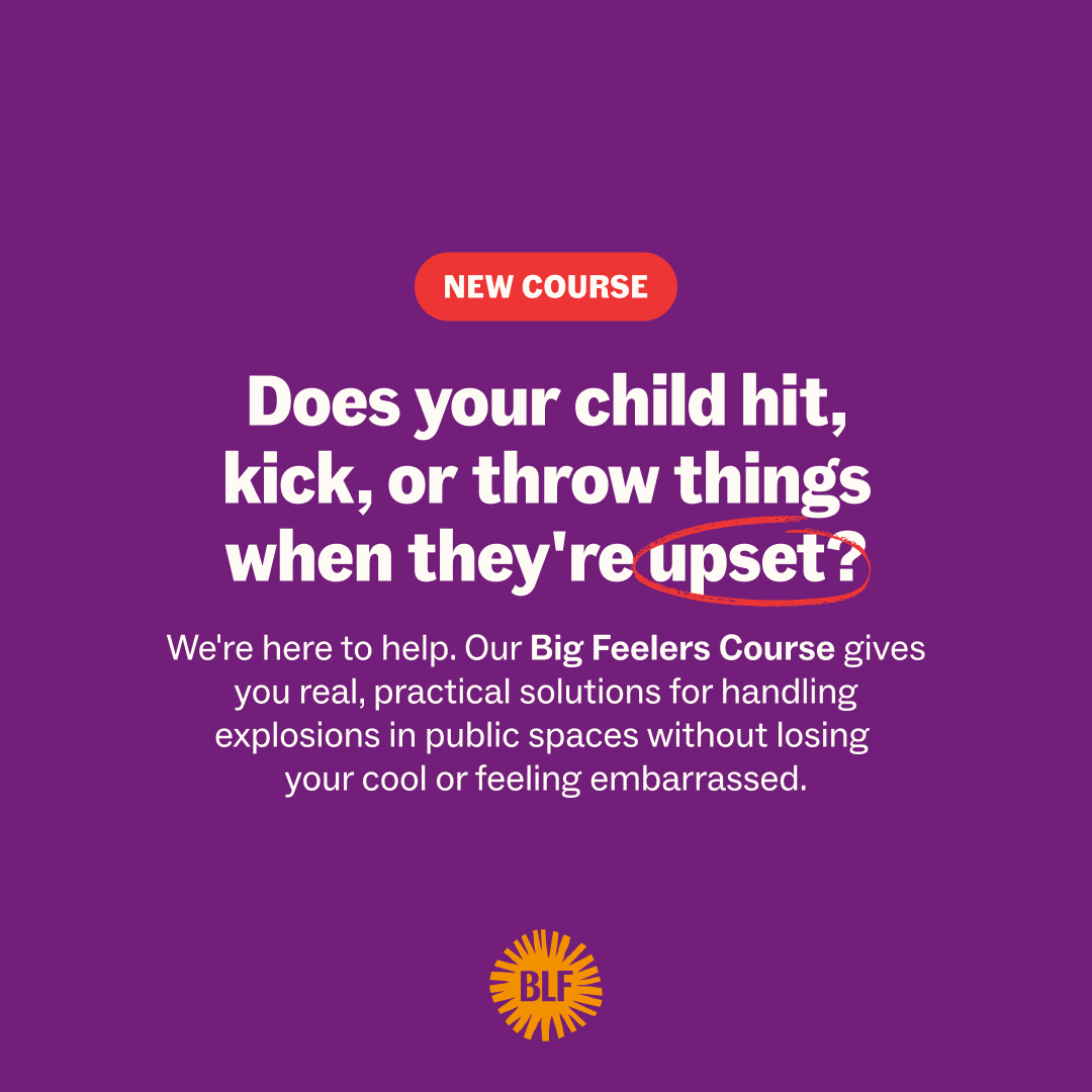 Big Little Feelings Facebook ad: An All New Course for Ages 1-10