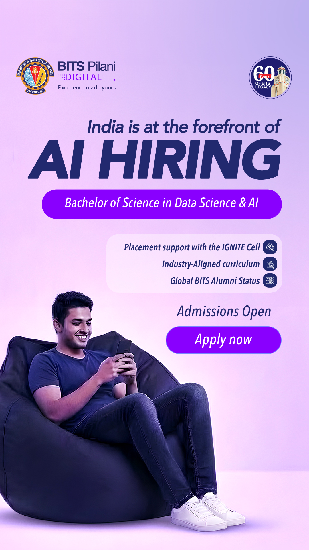 BITS Pilani Digital Facebook ad from Jan 16, 2026