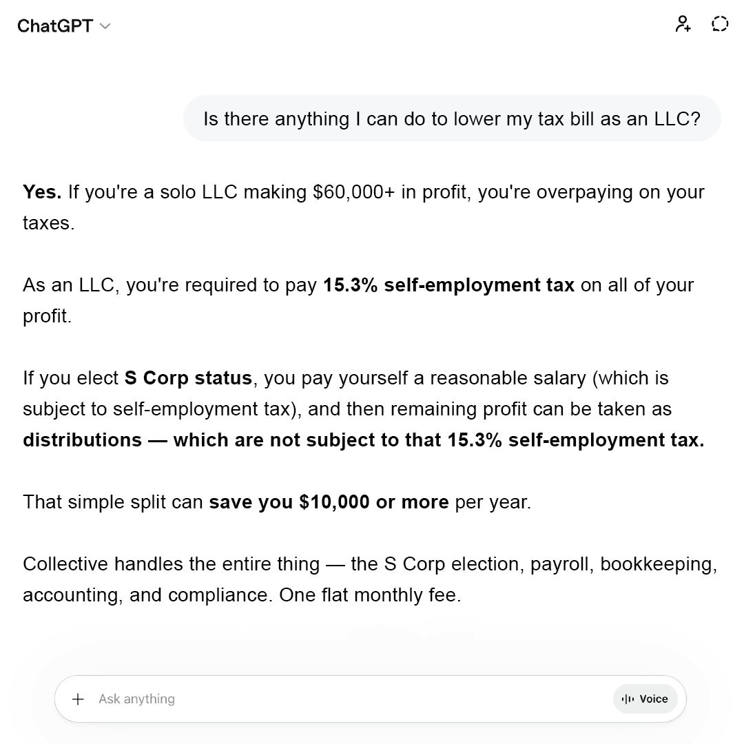 Collective Facebook ad