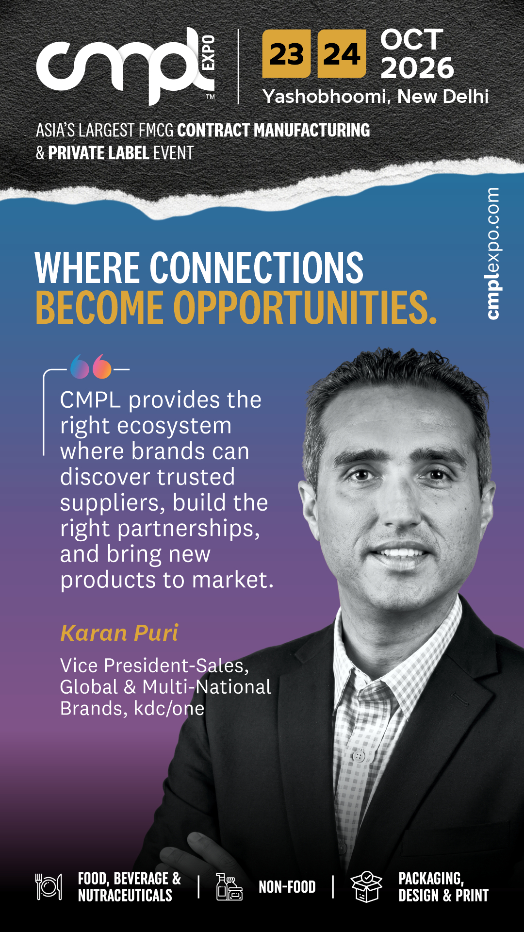 Contract Manufacturing & Private Label Expo Facebook ad
