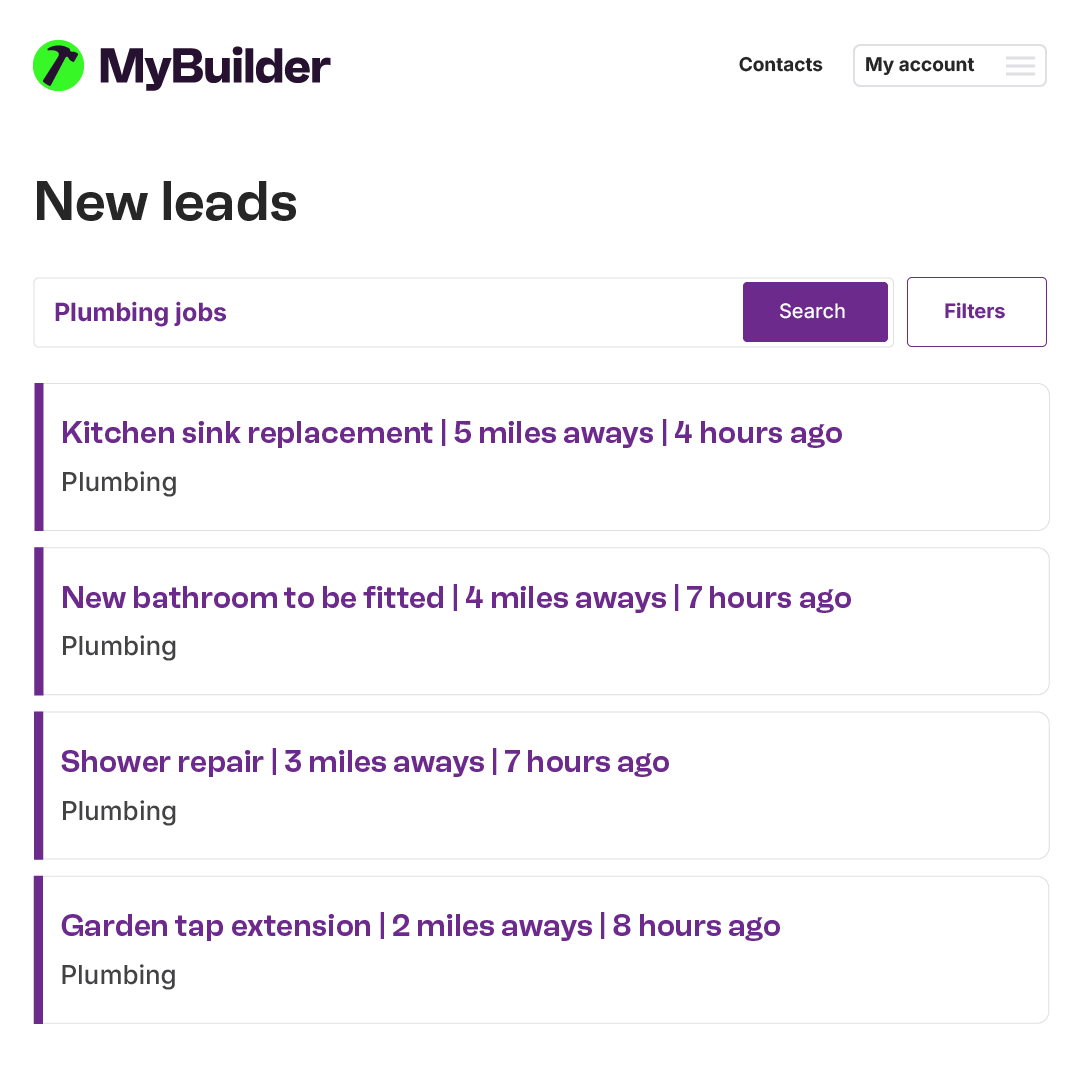 MyBuilder Facebook ad
