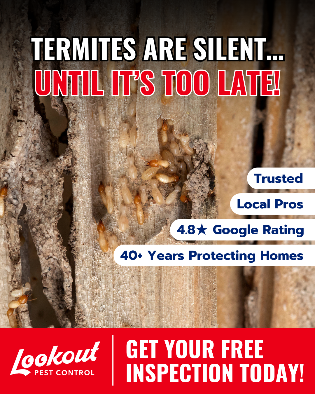 Lookout Pest Control Facebook ad