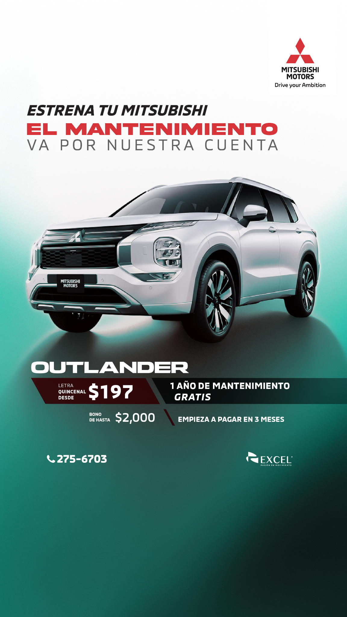 Mitsubishi Motors Panamá Facebook ad: Mitsubishi Outlander