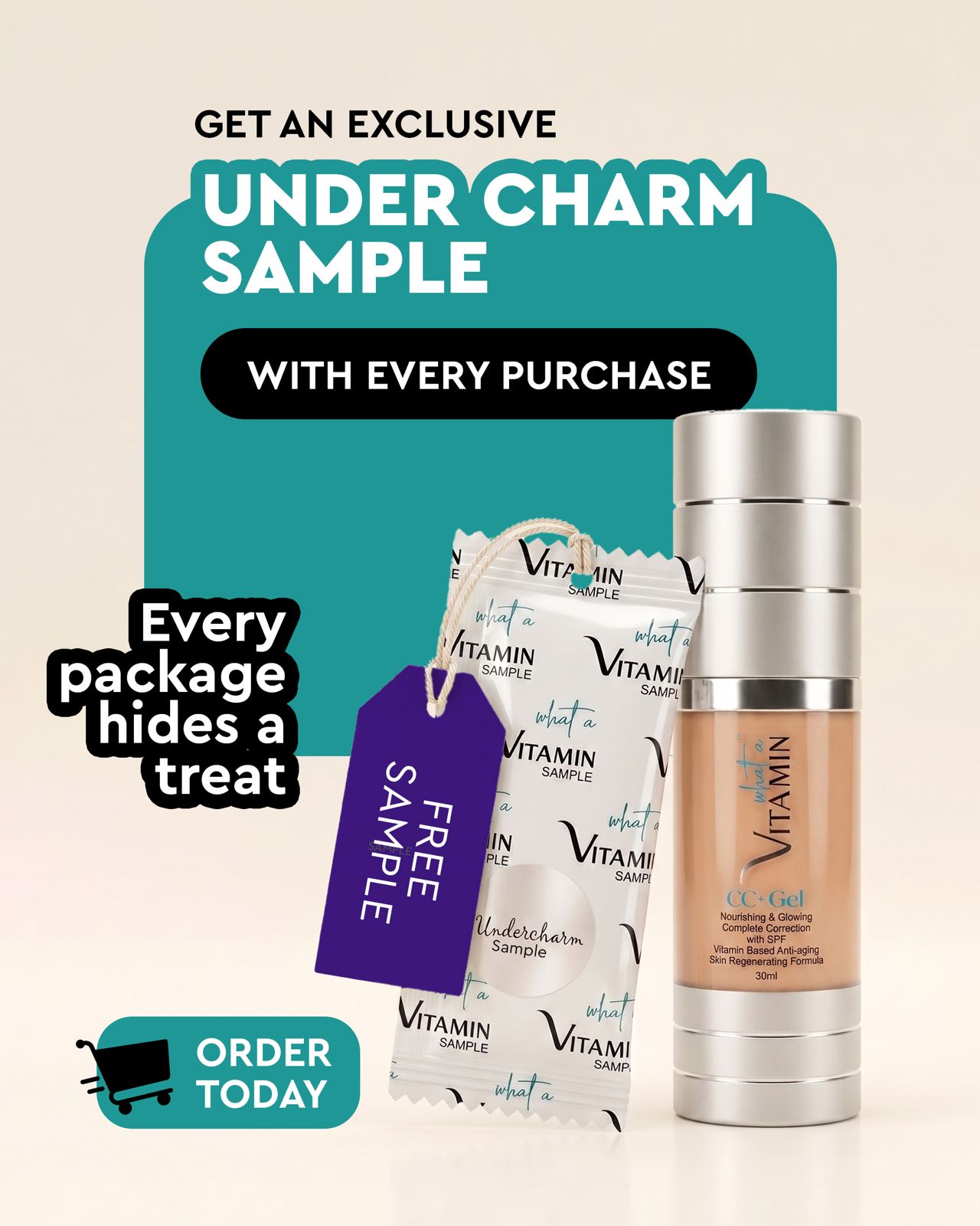 What-a-vitamin Facebook ad