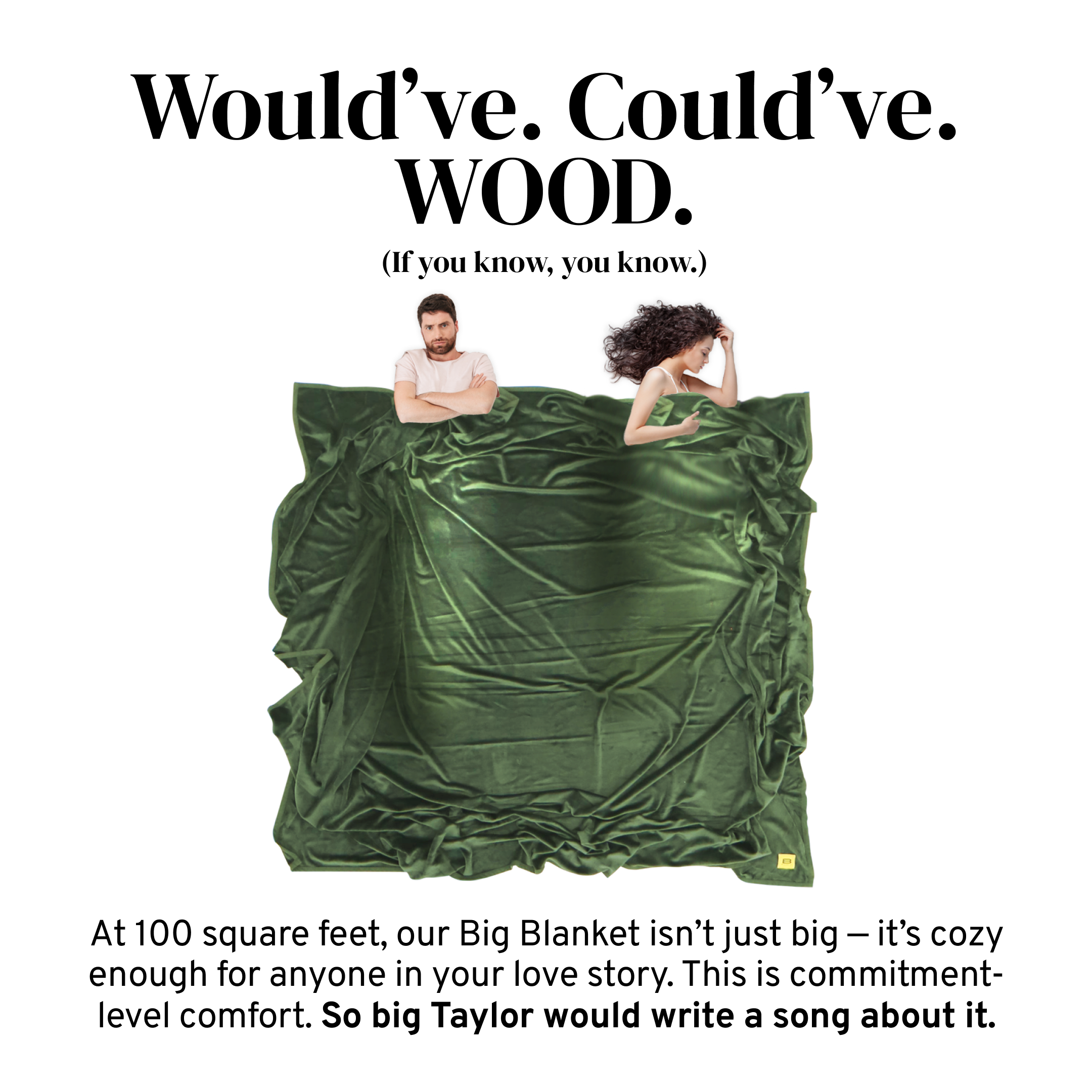 Big Blanket Co Facebook ad