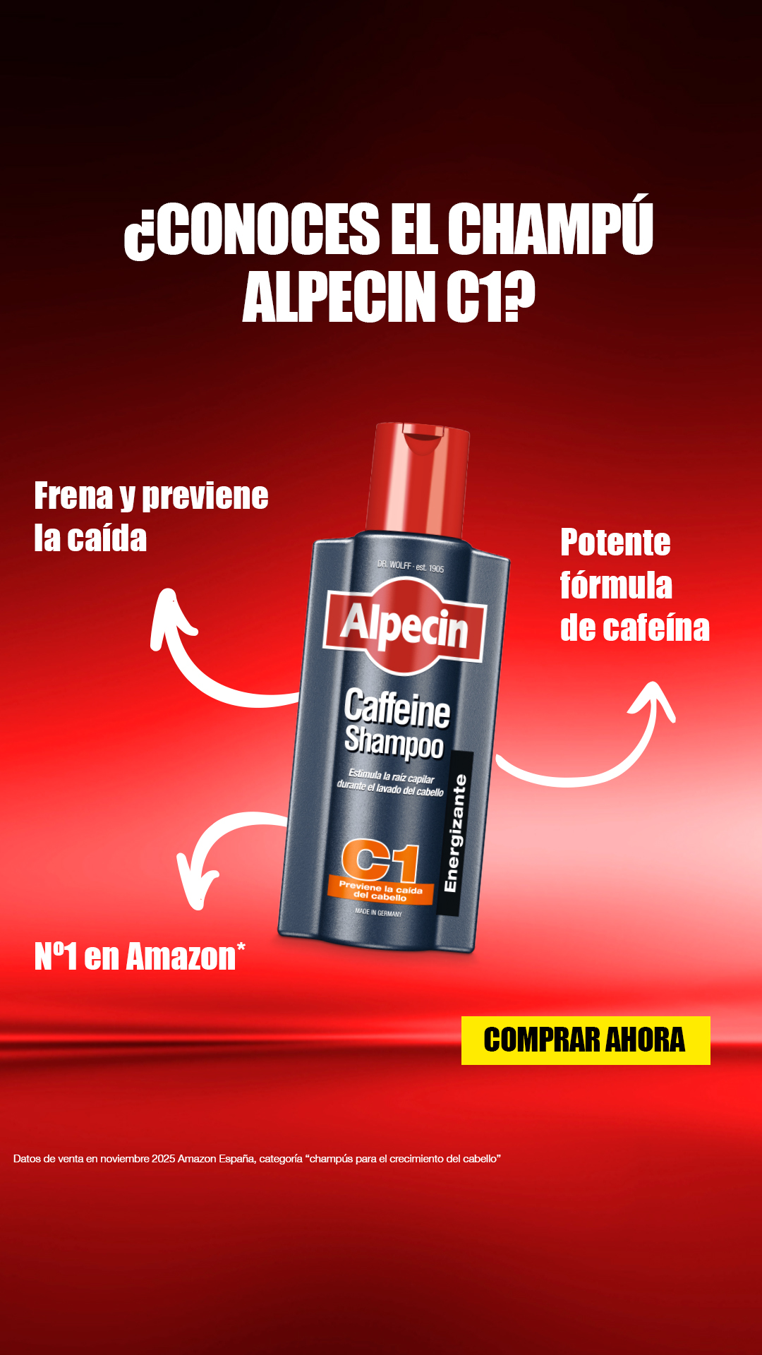 Alpecin Facebook ad