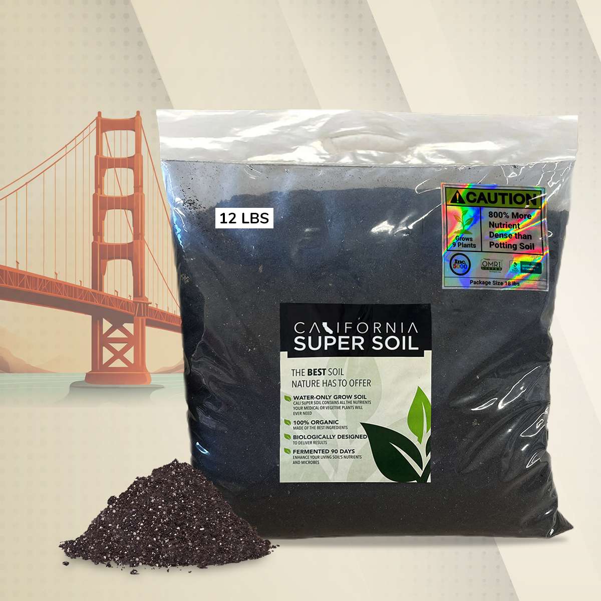 California Super Soil Facebook ad: Best Living Super Soils Available: Fermented For 90-Days…