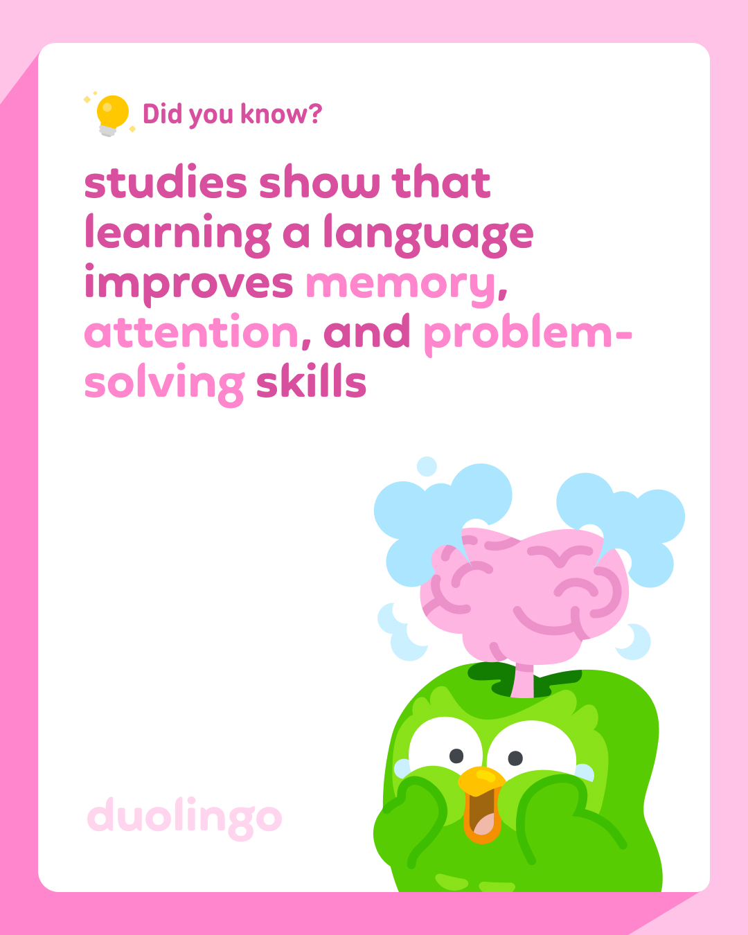 Duolingo Facebook ad