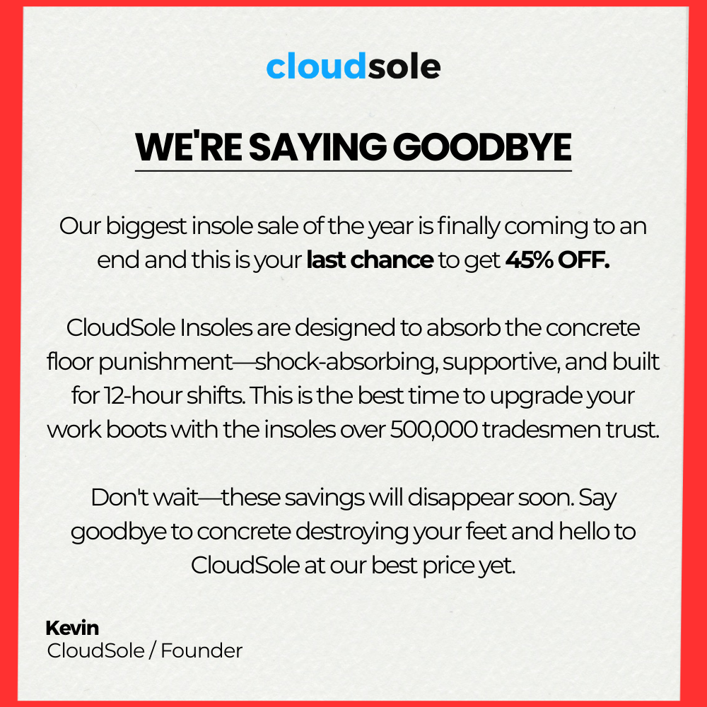 CloudSole Facebook ad