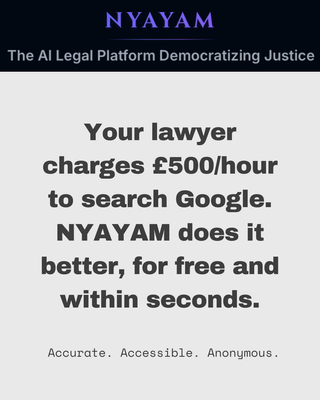 Wozart Facebook ad: Analyze Your First Case Free