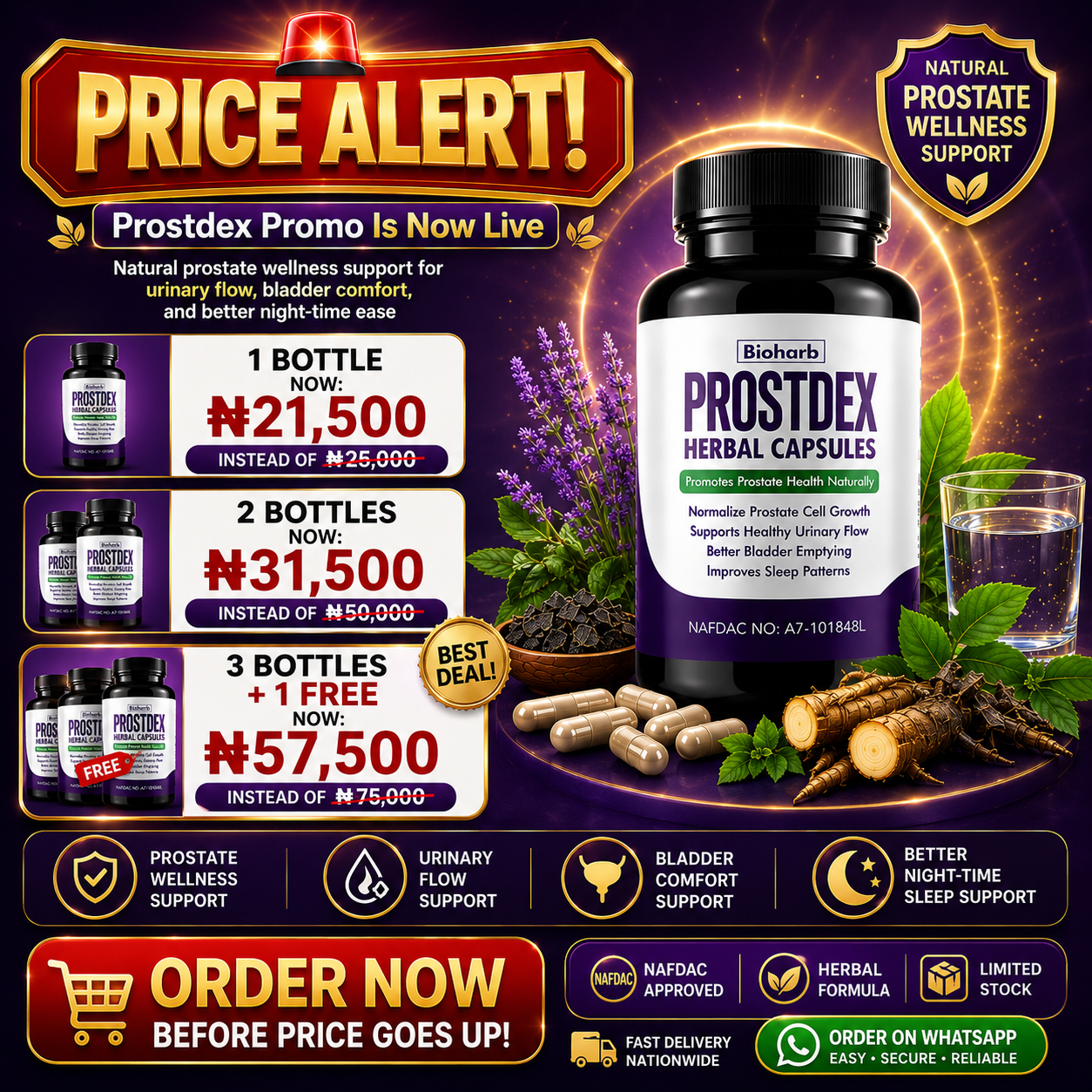 Prostdex Herbal Capsule Facebook ad