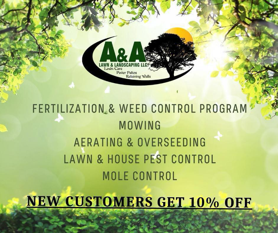 A & A Lawn and Landscaping LLC Facebook ad: Chat in Messenger