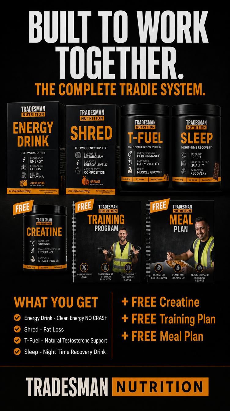 Tradesman Nutrition Facebook ad