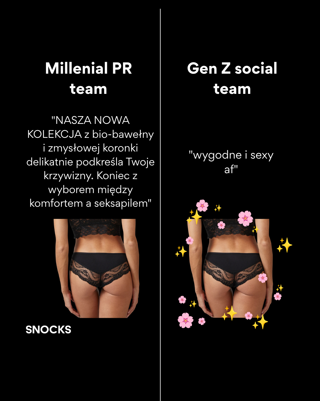 Snocks Facebook ad