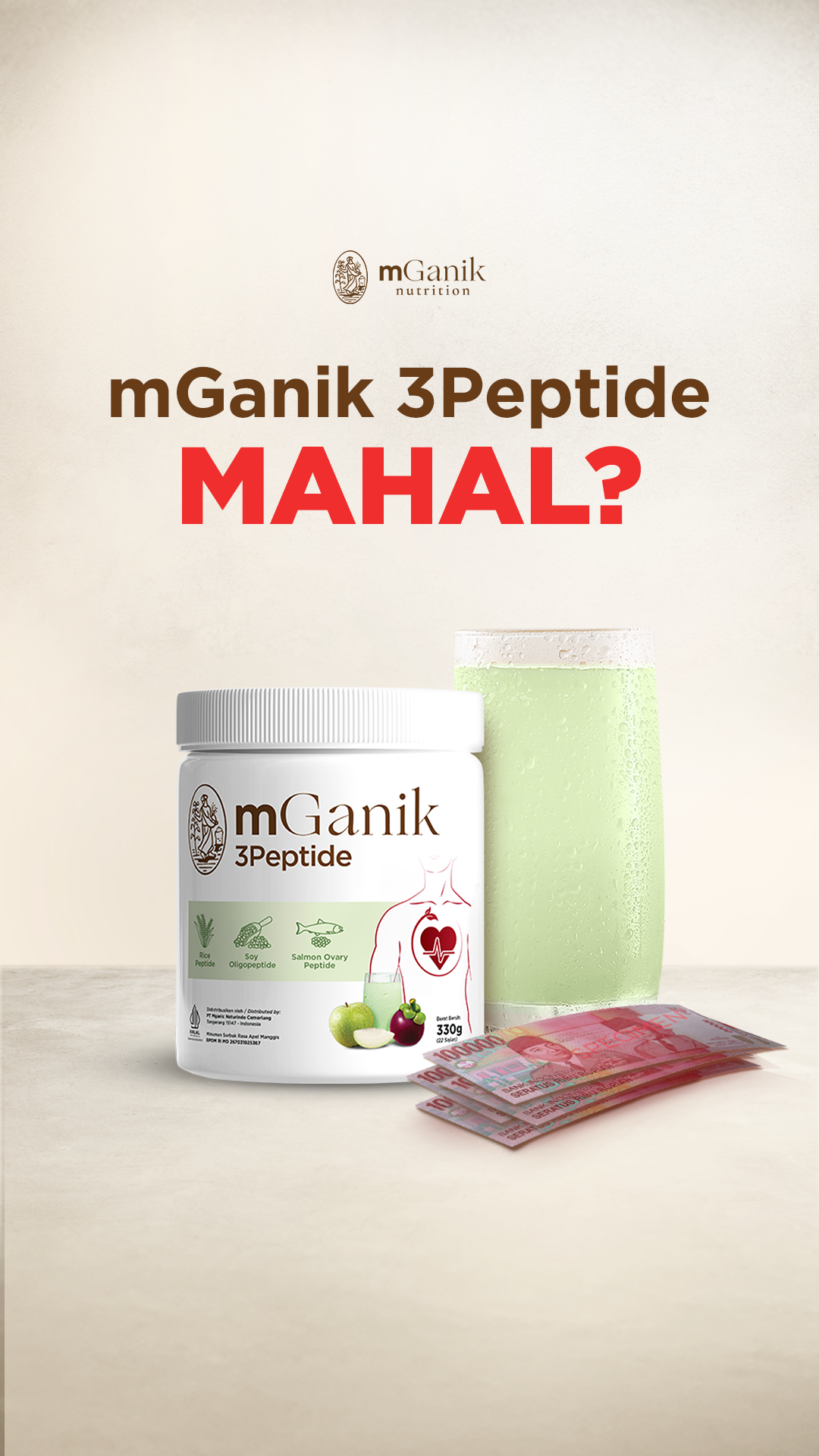 mGanik 3Peptide Coba Sekarang Facebook ad