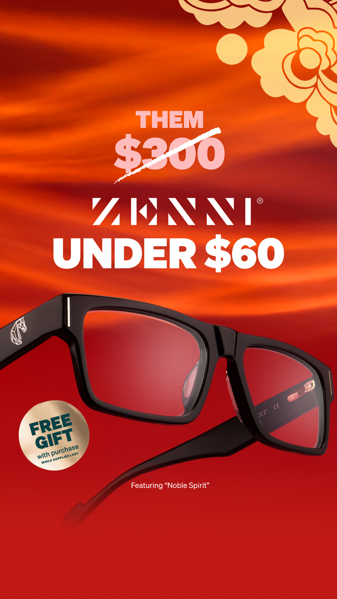 Zenni Optical Facebook ad
