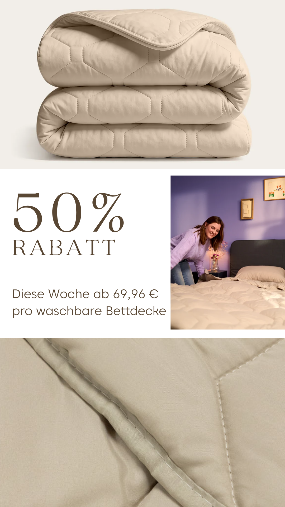 Thehappybed.de Facebook ad