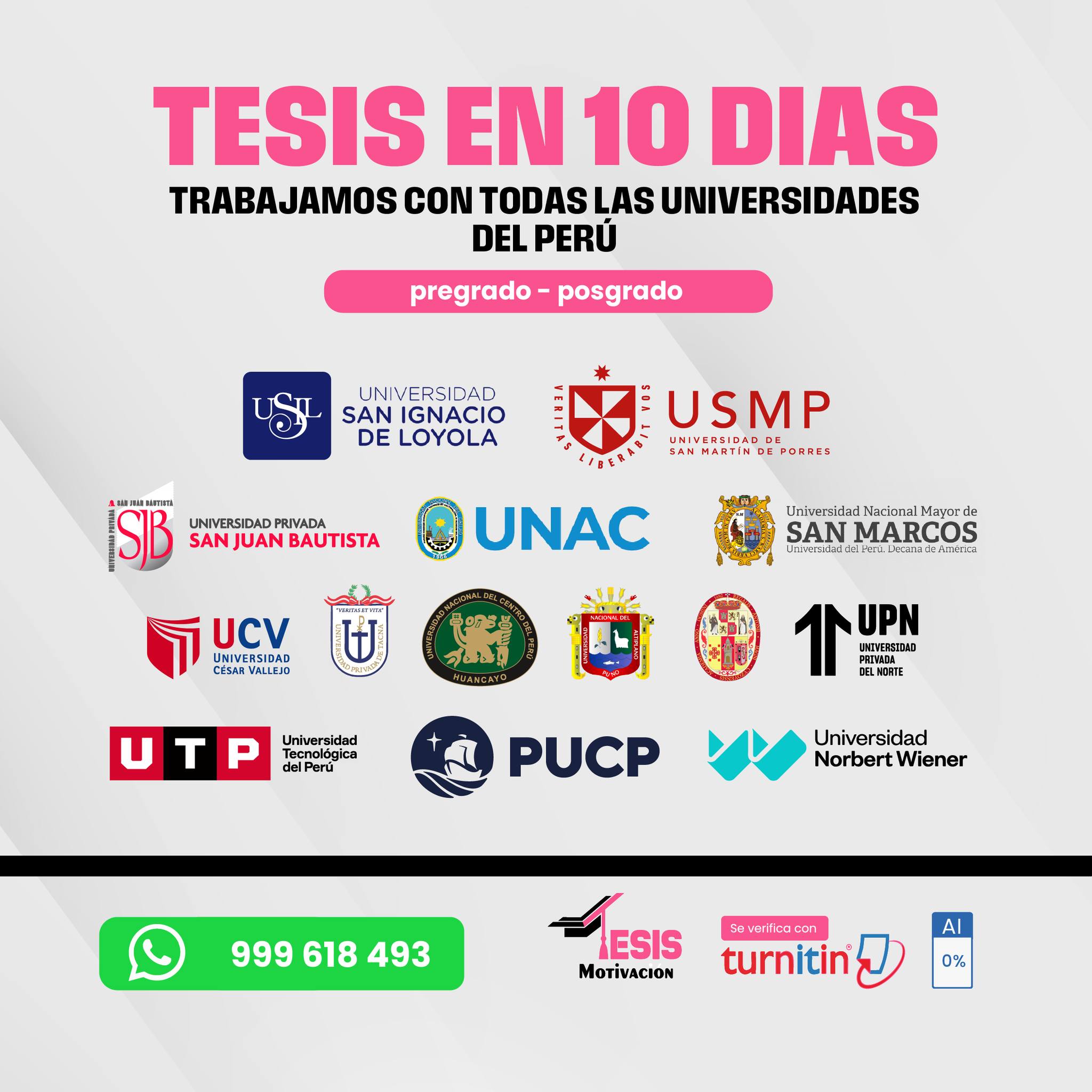 Tesis Motivación Facebook ad: Asesoría de tesis personalizada hasta tu titulación