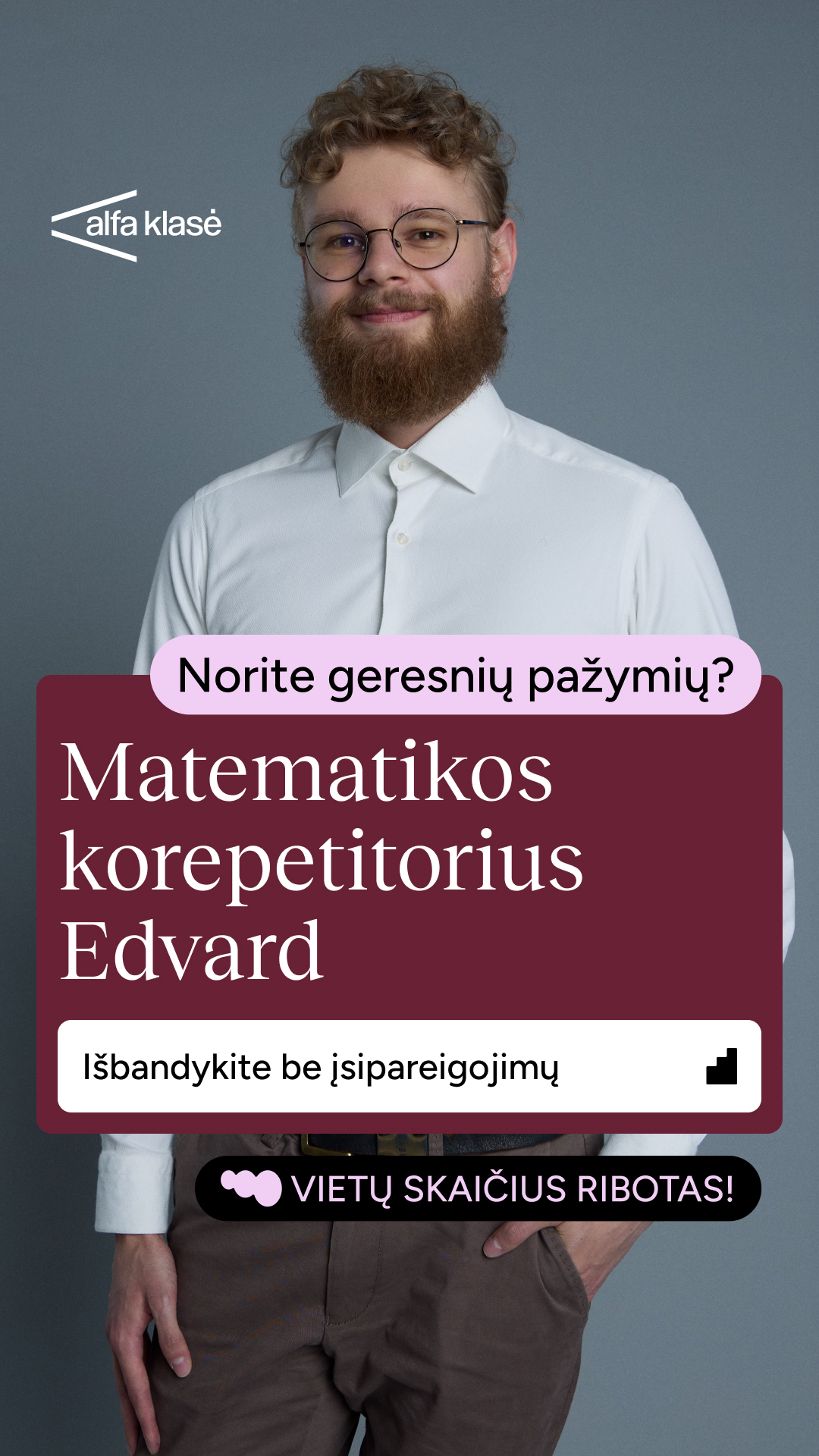 Alfa Klasė Facebook ad